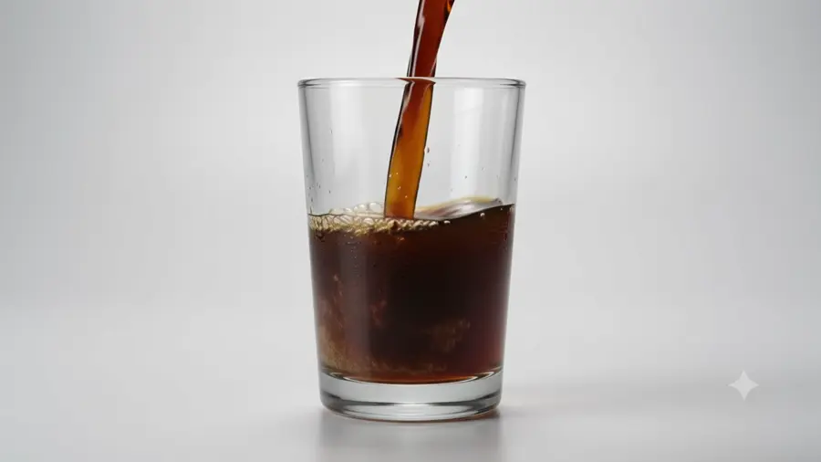 Coffee splash at Deja Bru Cafe
